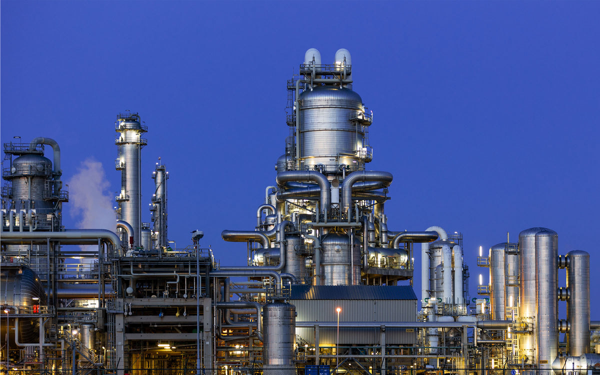 Industrial equipment for petrochemical protective coating applications